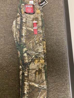 Wrangler ProGear Thermal Camo Jean Realtree Thinsulate 36x32
